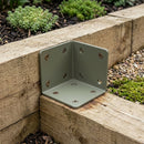 Sleeper Angle Bracket Olive Grey 85mm x 85mm x 80mm x 2mm