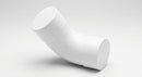 Downpipe Bend 112½° - Arctic White (view 2)