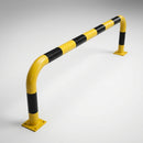 600 x 2000mm Steel Collision Protection Guard Yellow/Black (view 2)