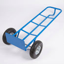 P Handle Sack Truck 100kg Capacity 250mm Pneumatic Wheels (view 2)