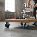 Premium Heavy Duty Swivel Castor Wheels 125mm for Furniture and Workshop Equipment with 160kg Load Capacity