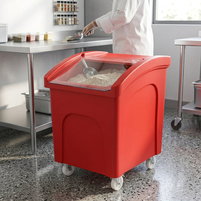 140 litre Mobile Ingredient Truck with Transparent Lid