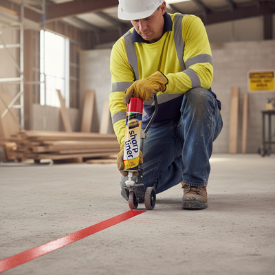 Premium Paint Aerosol 600ml - Red for Industrial Use