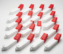 1230mm Interlocking Track Barrier Pack of 18 UV-stabilised