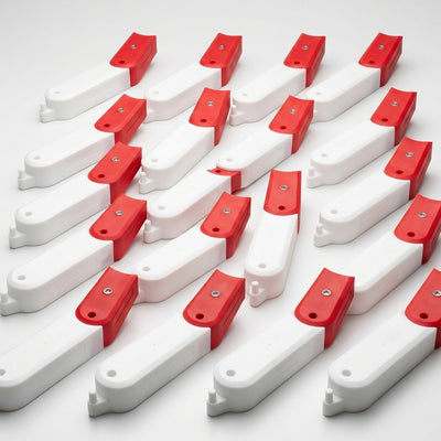 1230mm Interlocking Track Barrier Pack of 18 UV-stabilised