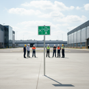 Light Gray Premium Fire Safety Signs - Fire Assembly Point A for Evacuations