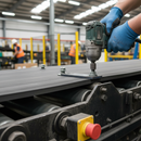 Black Premium Punched Plate with Customizable Sizes, Shapes, and Hole Spacing for Welding Applications