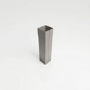 72x72mm Aluminium Gutter Outlet Spigot Extender — RAL 7036
