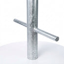 Galvanised Round Dual Hang Post 4½" for 90° Fencing (view 2)