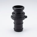 Polypropylene Cam Lever Adaptor 1¼" Hose Barb x 1½" Thread (view 2)