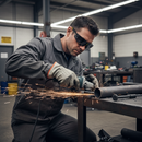 Premium Smoke Lens Safety Glasses with Flexi Arms and Comfortable Nose Bridge for Enhanced Protection Against Sun Glare