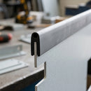 U-Profile Rubber Edge Protector 10x5mm for 1mm Panels - 1m EPDM