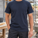 Short Sleeve Performance Work T-shirt - Navy