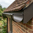 130mm Deepflow Gutter Side Rafter Bracket – Aluminium — RAL 7022 (in use)