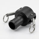 Glass-Reinforced Polypropylene Cam Lever Hose Coupler – 1½" Barb x 1½" (view 2)