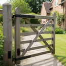 Heavy Duty Cranked Hook & Band Gate Hinge 400mm - Durable Design with 270-Degree Rotation for Gates and Sheds