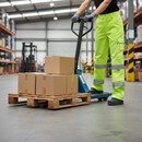 Rosy Brown High-Visibility Trousers - Premium Yellow for Safety