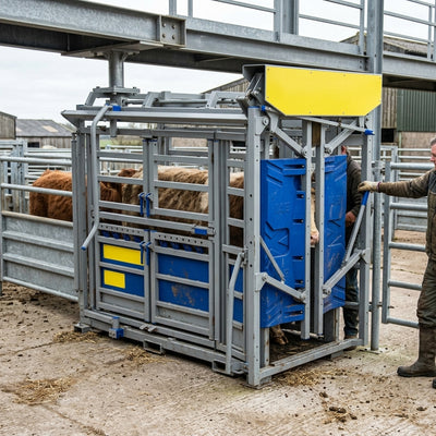 Manual Squeeze Crush for Livestock Handling