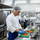 Gray Premium Disposable Hairnet Pack of 100 - White for Hygiene and Comfort