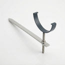 Half Round Aluminium Gutter Rise and Fall Bracket 125mm — RAL 7016