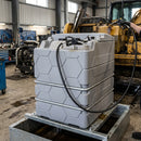 1000L Double-Wall Polyethylene Lubricant Dispensing Station with Electric Pump