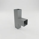 72x72mm Flush Joint Downpipe Branches — 92.5° & 112.5° — RAL 7037 / 92.5 Degrees