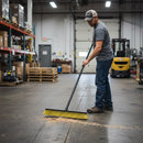 Dim Gray 24" Heavy Duty Broom with 1.5m Handle for Efficient Cleaning