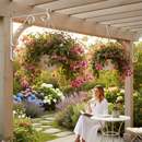 Rosy Brown Premium White Ornamental Scroll Brackets for Shelving