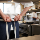 Dark Slate Gray Premium Cotton Ties 12mm X 2m - Durable White Ties for Aprons