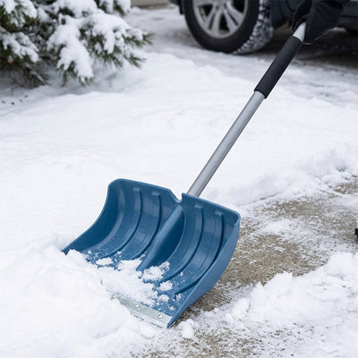 330mm Heavy Duty Snow Shovel with Galvanised Steel Edge