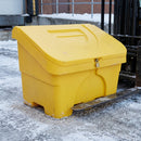 200 litre lockable grit bin with forklift channels
