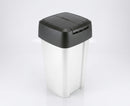 60 Litre Polypropylene Trap Door Waste Bin, 750mm Height (view 2)