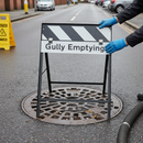 Light Slate Gray Heavy Duty Gully Emptying Supplementary Plate for Road Works
