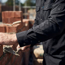 Long Sleeve Wicking Work Shirt with UPF 50+ Protection - Black (view 2)