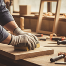 Dark Olive Green Premium Glass Paper Sanding Sheets 9x11” 80 Grit (Pack of 10)