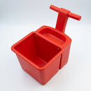 Handle assembly for 200 litre food-grade tapered truck (view 2)