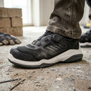 S1PS Safety Trainer with Composite Toe Cap - Black/Mid Grey