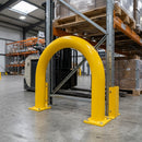 600 x 650mm Steel Collision Protection Guard, Yellow/Black