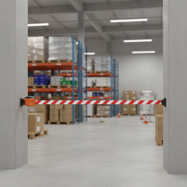 Professional Wall Mounted Retractable Barrier Kit with Adjustable Tape