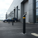 Dark Slate Gray Premium Fixed Bollard - Galvanised & Powder-Coated - 1000mm Height