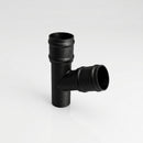 Traditional Aluminium Downpipe Branch 76mm Diameter — Textured Black / 112.5 Degrees