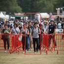 Dim Gray Premium Crowd Control Walkthrough Barrier for Event Safety