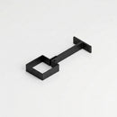 Adjustable Aluminium Pipe Clip 72×72mm – Flush Joint Downpipe — Textured Black