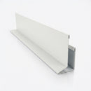V Return Aluminium Fascia Board 30mm 45° 3m — RAL 9016