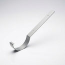 Half Round Aluminium Gutter Top Rafter Bracket 125mm — RAL 9006