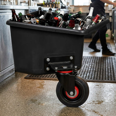 Recycled Polyethylene Bar Truck 135L with Castors