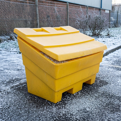 6 cu ft Grit Storage Bin – 175 litre capacity, UV-resistant polyethylene