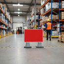 Dark Gray Premium 1050 x 750mm Cone Sign (Double Cone) - Heavy Duty Traffic Management