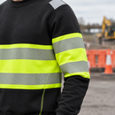 Class 1 High-Visibility Work Jumper - Black/Hi-Vis Yellow