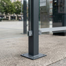 Pay Point Shelter, Safety Glass and Polycarbonate Roof - Multi Colour